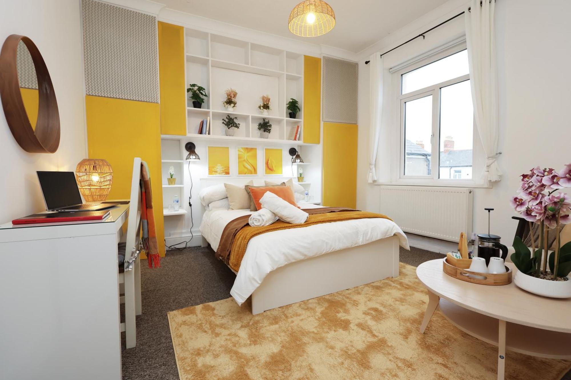 Cardiff City Guesthouse, Central Rooms, Fast Wi-Fi, On-Street Parking Bagian luar foto